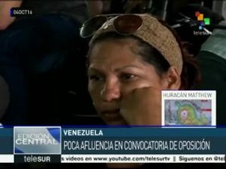 Venezuela: nueva actividad opositora evidencia falta de convocatoria