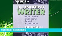 FULL ONLINE  The Patent Writer: How to Write Successful Patent Applications (Patents in Commerce)