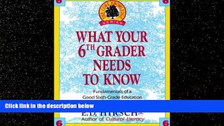 READ book  WHAT YOUR 6TH GRADER NEEDS TO KNOW (Core Knowledge Series)  DOWNLOAD ONLINE