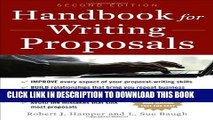 Collection Book Handbook For Writing Proposals, Second Edition
