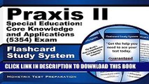 [PDF] Praxis II Special Education: Core Knowledge and Applications (5354) Exam Flashcard Study