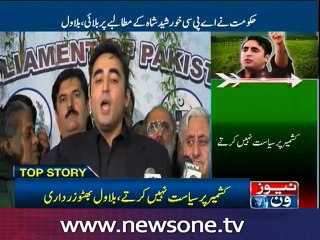 PPP does not play politics on Kashmir: Bilawal