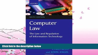 book online  Computer Law: The Law and Regulation of Information Technology
