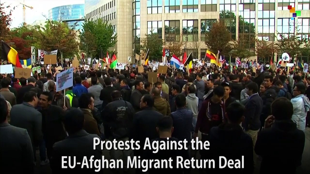 Protests Against the EU-Afghan Migrant Return Deal