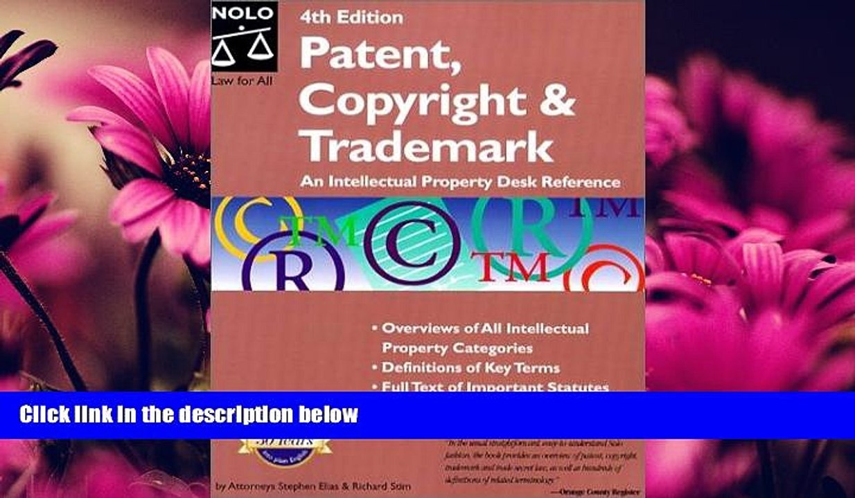 complete  Patent, Copyright   Trademark (Patent, Copyright   Trademark: An Intellectual Property