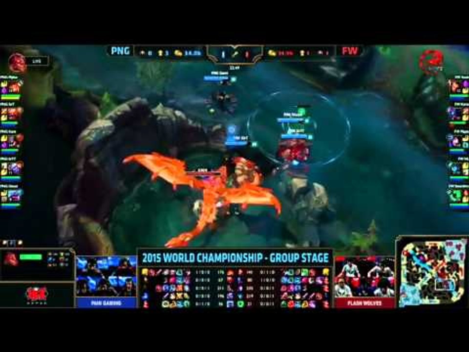 【賽事精華】20151004 S5世界賽小組賽 PNG vs FW