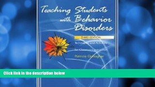 Free [PDF] Downlaod  Teaching Students with Behavior Disorders: Techniques and Activities for