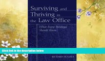 FAVORITE BOOK  Surviving and Thriving in the Law Office