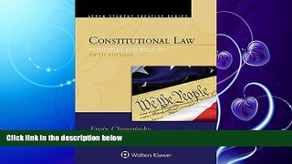 FAVORITE BOOK  Constitutional Law: Principles and Policies (Aspen Student Treatise)