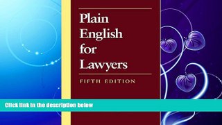different   Plain English for Lawyers