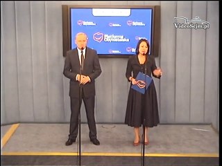 Poseł Bożena Kamińska - konferencja z 4 października 2016 r.