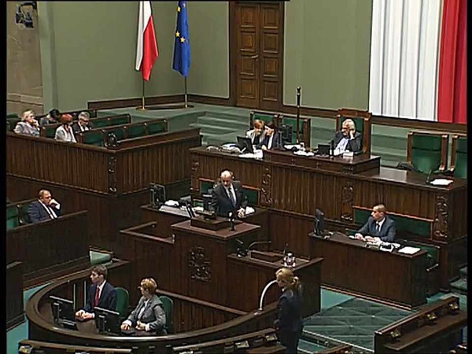 Poseł Jan Mosiński - Wystąpienie z dnia 04 pa�dziernika 2016 roku.
