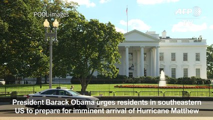 Obama warns Hurricane Matthew a 'serious storm'