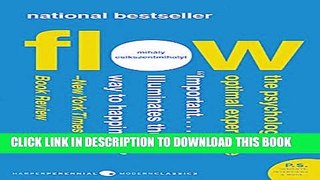 [Read PDF] Flow: The Psychology of Optimal Experience Download Online
