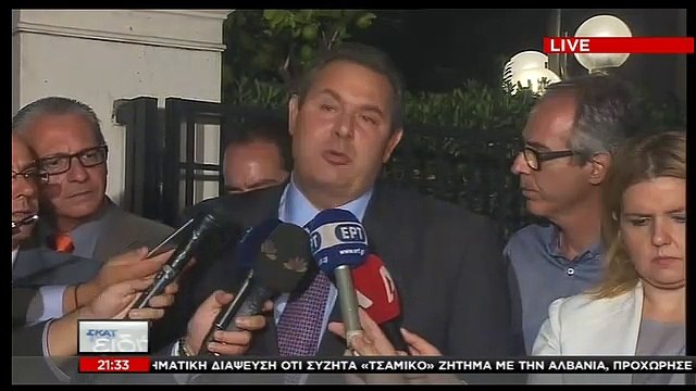 Καμμένος: Γόνιμος διάλογος με την Εκκλησία