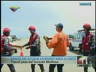 Nestor Reverol informó que enviaron comida y medicamentos a Haití