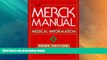 Big Deals  The Merck Manual of Medical Information: Home Edition (Merck Manual Home Health