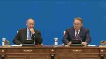 Los líderes de Kazajistán y Rusia se reúnen para hablar de la cooperación entre ambos países