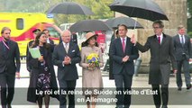 Le roi et la reine de Suède en visite à Berlin