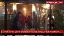 Diyarbakır'da Valilik Önündeki Polislere Ateş Açıldı: 1 Polis Hafif Yaralı
