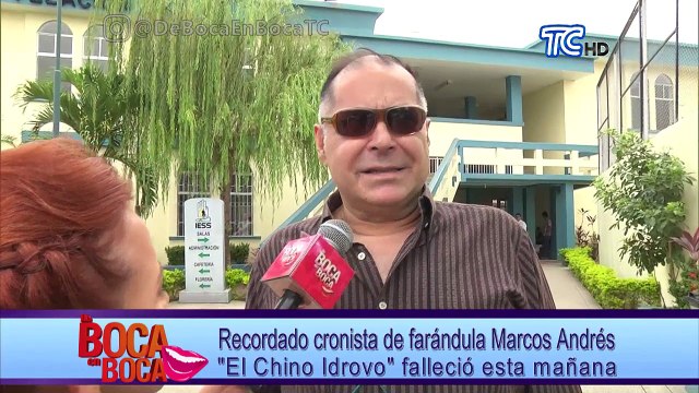 Amigos y familiares lamentan muerte de Marcos Andrés “El Chino Idrovo”