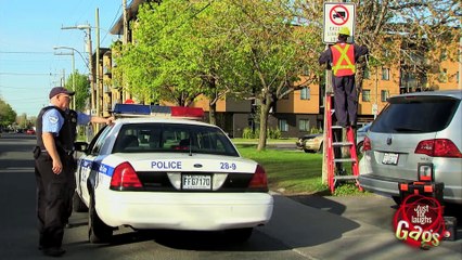 Policeman Drops Gun and Shoots Worker Prank