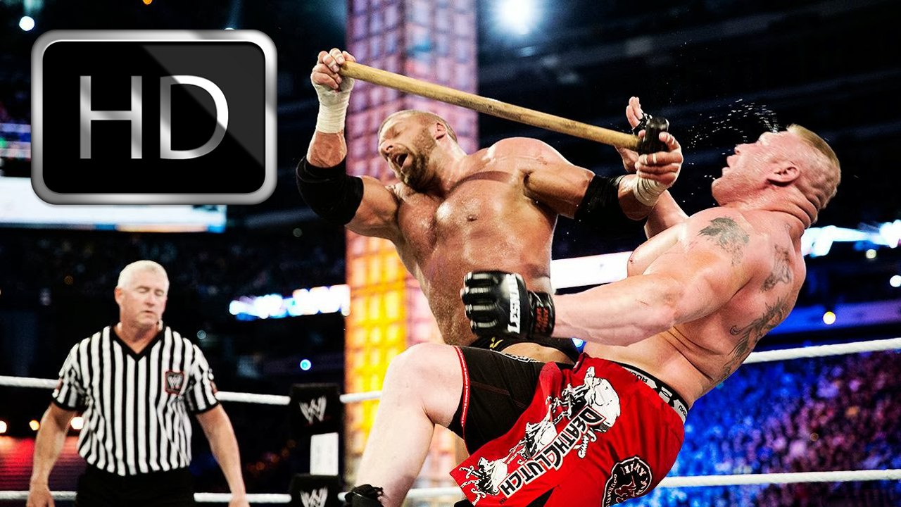 WWE Wrestlemania 29 Triple H vs Brock Lesnar 720p HD