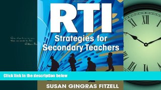 READ book  RTI Strategies for Secondary Teachers  FREE BOOOK ONLINE