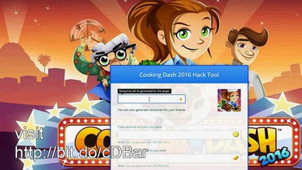 Cooking Dash 2016 Money Gold Coins Cheats iOS Android