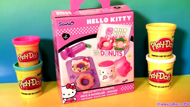 Hello Kitty Play Doh Donuts Plastilina Doughnuts DIY ハローキティ | キャラクター | サンリオ Dough Pâte à Modeler