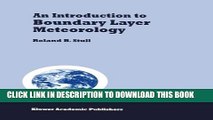 [PDF] An Introduction to Boundary Layer Meteorology (Atmospheric Sciences Library) Popular