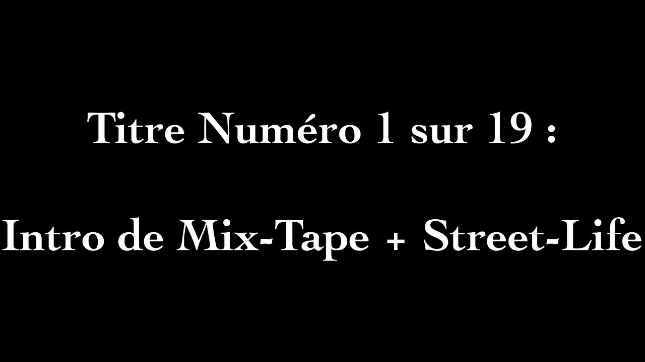 Kobita FeaT Nancy D.D.D - Street-Life + Intro Mix-Tape Face B Volume 1