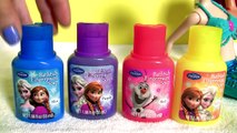 Princess Makeover Ariel the Little Mermaid Elsa Disney Frozen Olaf Bathtime Finger Bath Paint NEW