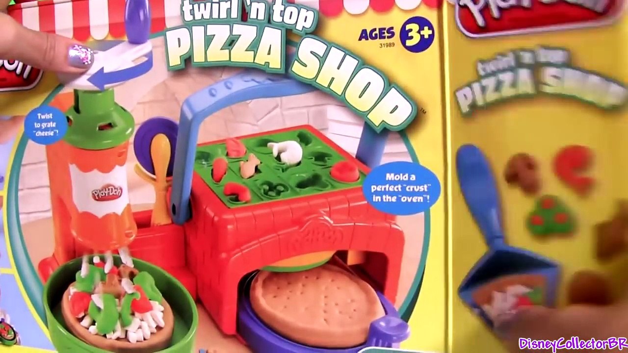 Play Doh Twirl n top Pizza Shop Pizzeria Playset - Make Pizzas with Playdough by Disneycollector