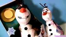 Disney Frozen Olaf Singing Plush Snowman Sven the Reindeer Plushes Toys Bichinhos de Pelúcia