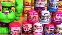 Play Doh Can Heads Hulk Smash Mashems Fashems Surprise Paw Patrol, Transformers, Avengers Smashdown