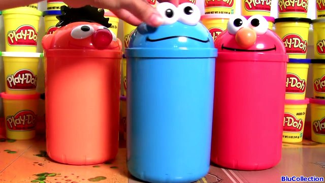 Cookie Monster, Elmo, Oscar Kinder Surprises Sesame Street Huevos Sorpresa
