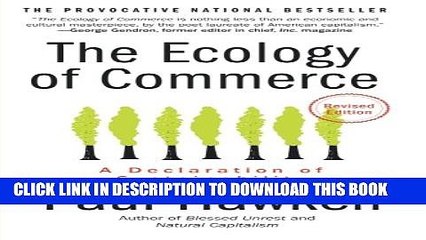 [Read PDF] The Ecology of Commerce Revised Edition: A Declaration of Sustainability (Collins