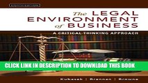 [Read PDF] The Legal Environment of Business: A Critical Thinking Approach (8th Edition) Ebook Free