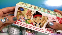 Doc McStuffins SURPRISE Eggs ❤ Disney Princess Sofia the First & Jake and NeverLand Pirates Huevos