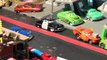 Pixar Cars and Spiderman in Radiator Springs, catch the Delinquent Road Hazards