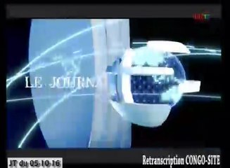 Journal de 20h TVCongo du Mercredi 05 Octombre 2016 -By Congo-Site