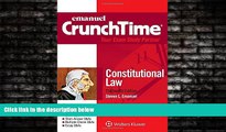 FAVORITE BOOK  CrunchTime: Constitutional Law (Emanuel Crunchtime)