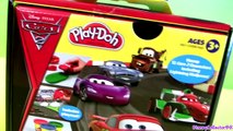 Cars 2 Play Doh Mold Build Lightning McQueen Car Luigi Guido, Mater Disney Pixar play dough toys