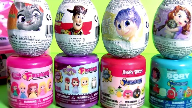 MASHEMS & FASHEMS Squishy TOYS SURPRISE Princess Sofia Woody Dory Nemo Frozen Elsa Mermaid Ariel