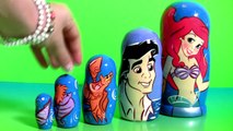 Disney The Little Mermaid Ariel Stacking Cups Nesting Toys Surprise Sirenita Sirène Sirena