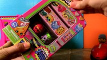 SHOPKINS VENDING MACHINE Display Case Store 16 Shopkins Fruits Collection in Storage Tin Automaat