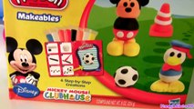 Play Doh Donald Duck & Mickey Makeables Set new Mickey Mouse Clubhouse Disneyplaydough