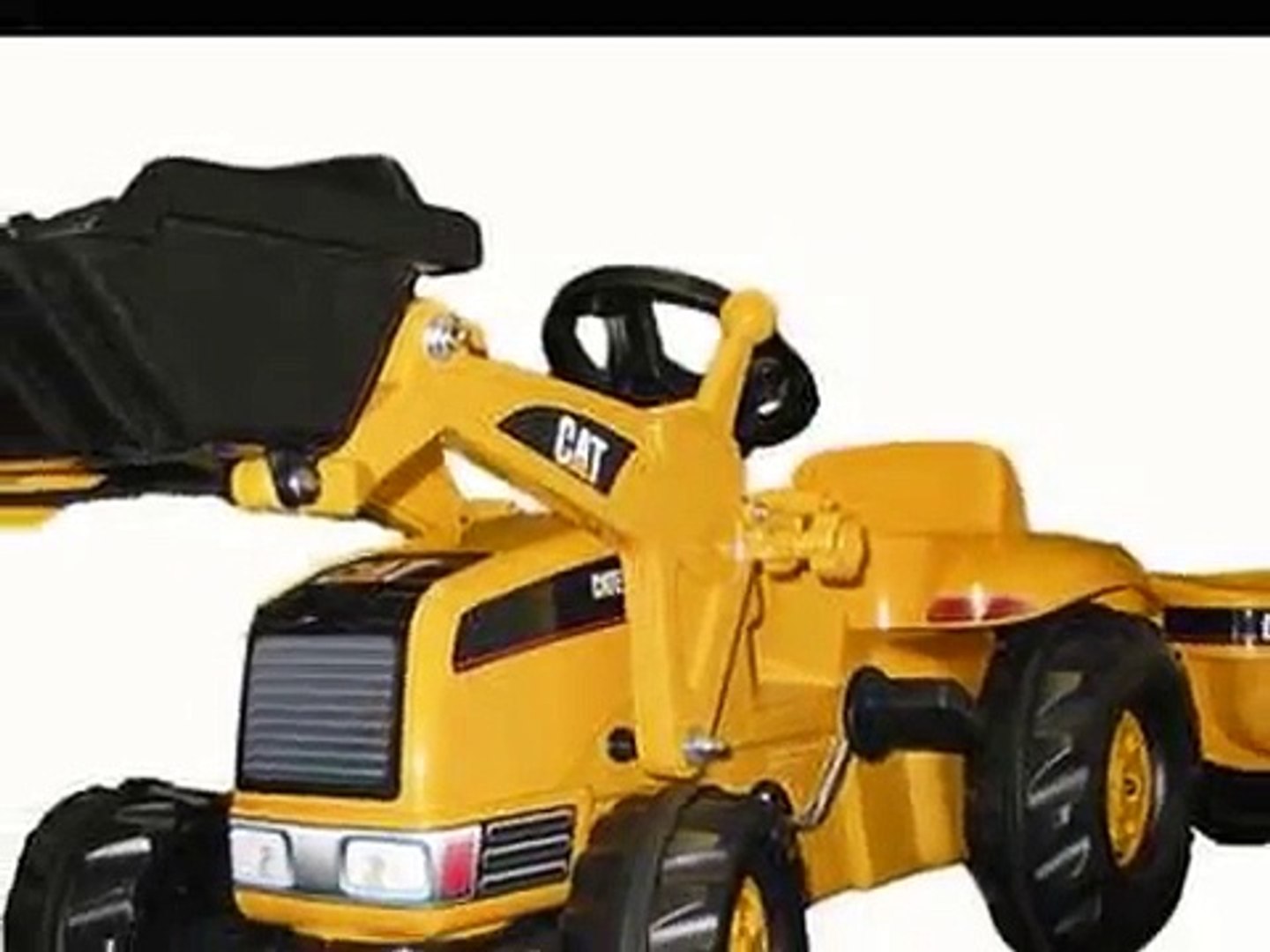 kettler caterpillar tractor with trailer