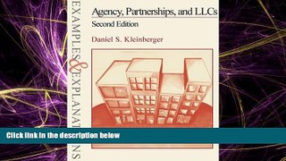 FAVORITE BOOK  Agency, Partnerships, and LLCs: Examples and Explanations (Examples   Explanations